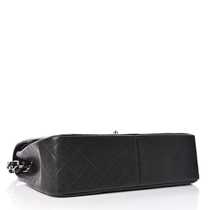 Chanel Caviar Quilted Jumbo Double Flap Black 4 of 13