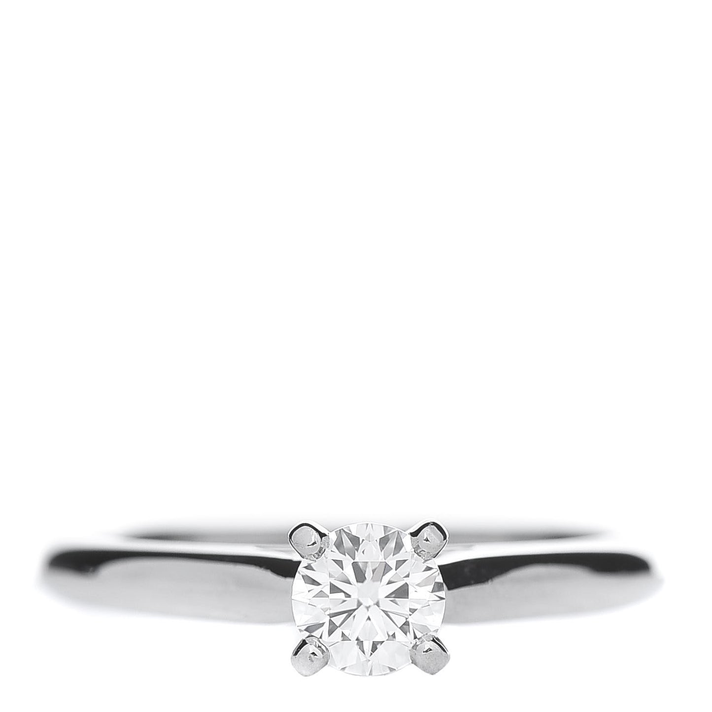 Platinum Diamond .30ct 1895 Solitaire Engagement Ring 48 4.5