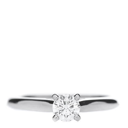Cartier Platinum Diamond .30ct 1895 Solitaire Engagement Ring 48 4.5 1 of 8