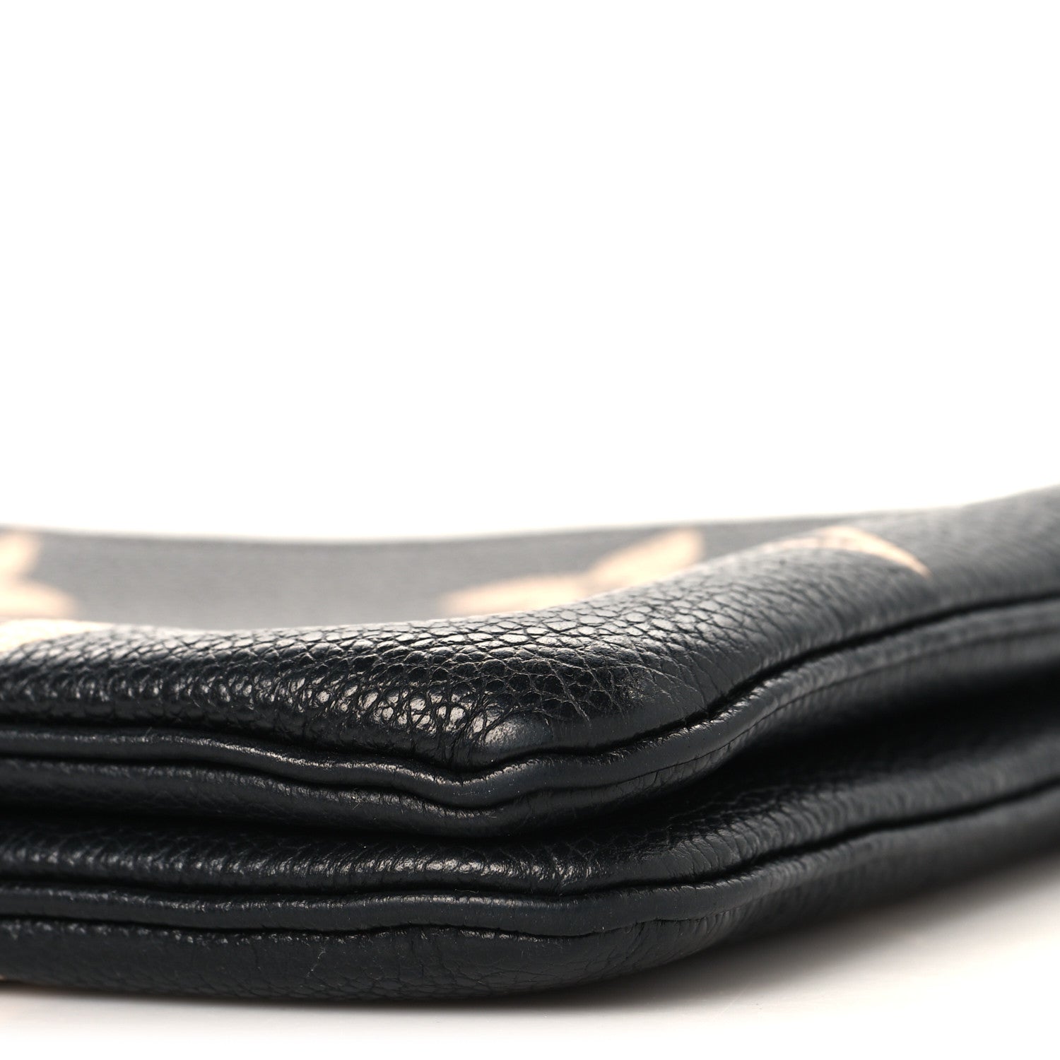 Louis Vuitton Empreinte Monogram Giant Double Zip Pochette Black Cream 10 of 12