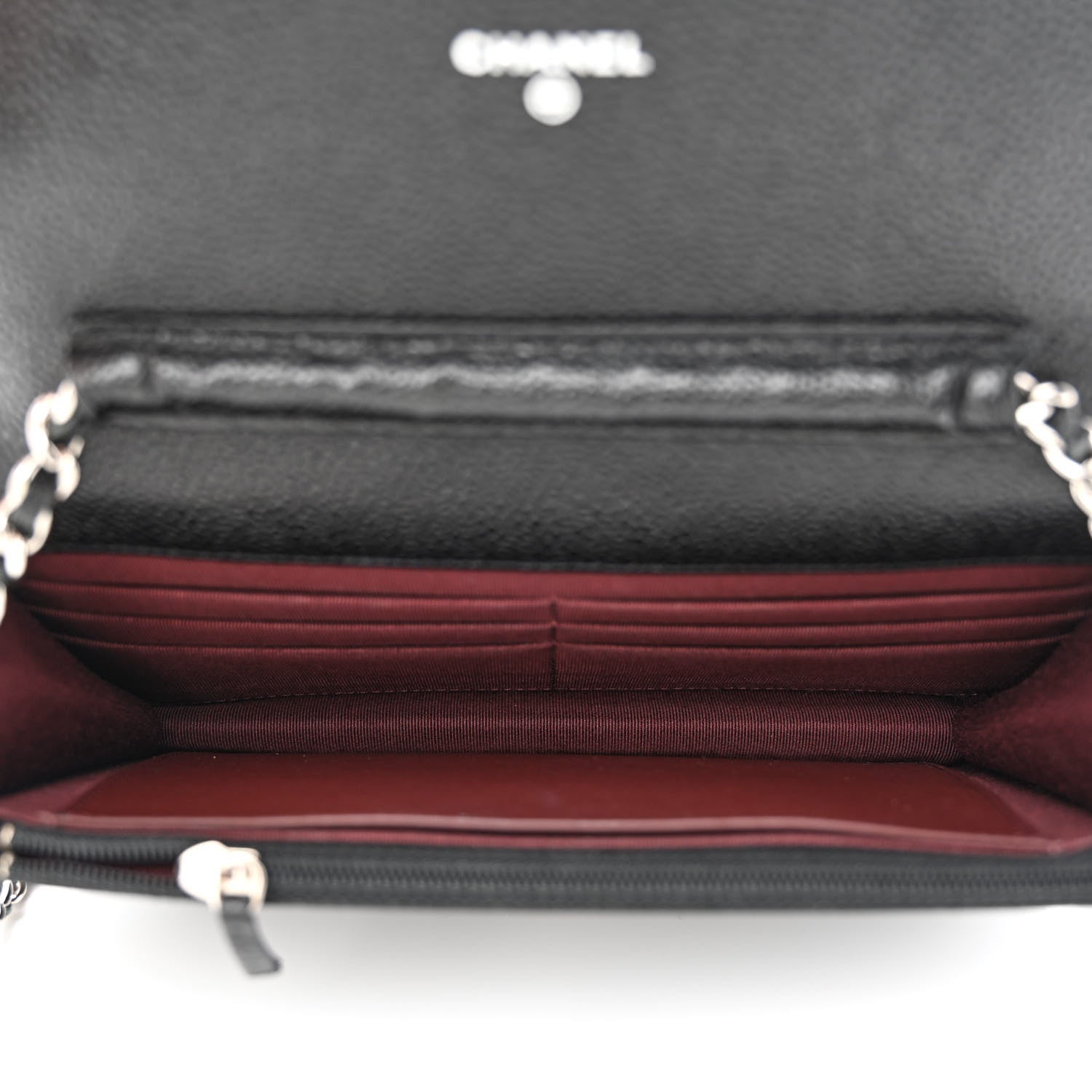 Chanel Caviar Quilted Wallet on Chain WOC Black 5 of 11
