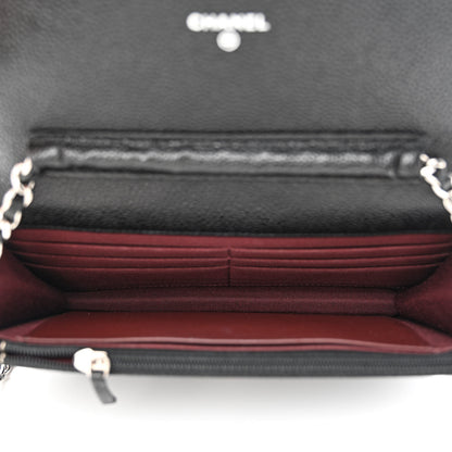 Chanel Caviar Quilted Wallet on Chain WOC Black 5 of 11