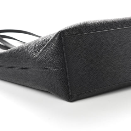 Valentino Garavani Grained Calfskin Rockstud Shoulder Tote Black 6 of 9