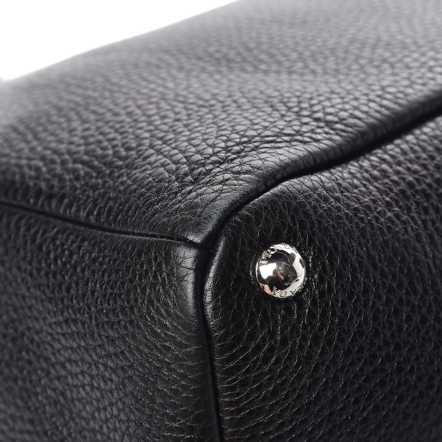 Prada Vitello Daino Pocket Tote Black 11 of 13