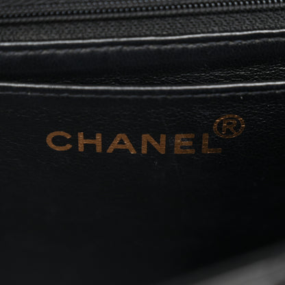 Chanel Patent Quilted Medium Rectangular Kelly Flap Bag Black 5 of 10