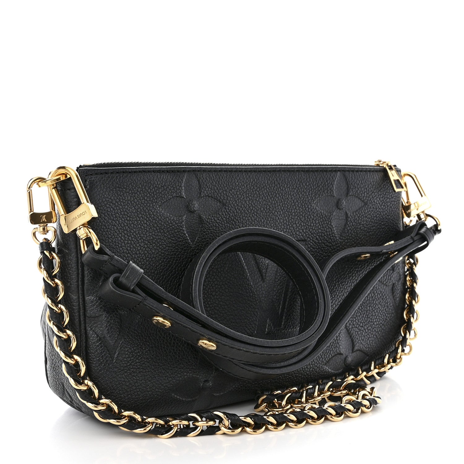 Louis Vuitton Empreinte Monogram Giant Multi Pochette Accessories Black 4 of 12