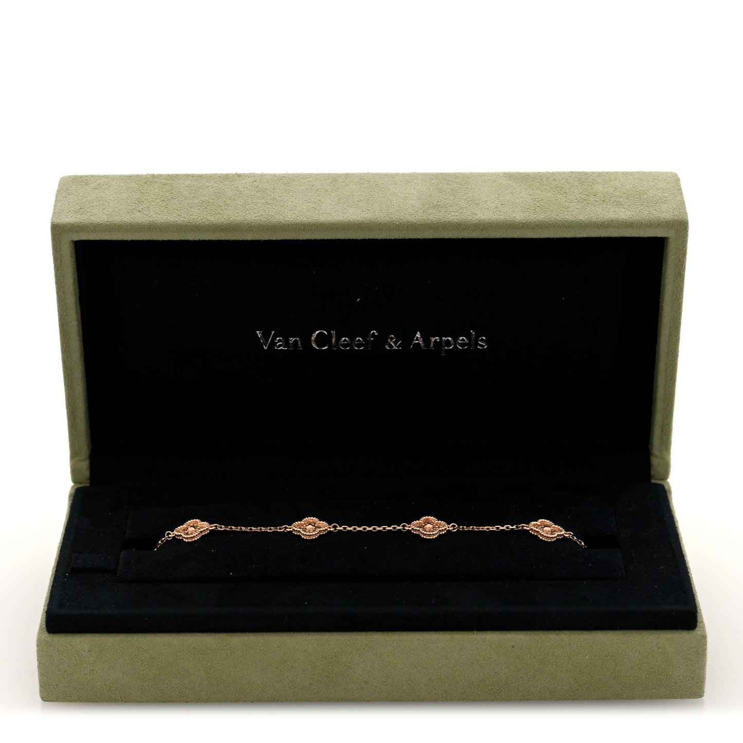 18K Rose Gold 6 Motifs Sweet Alhambra Bracelet