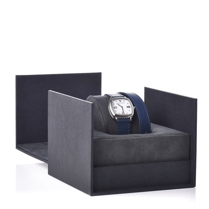 David Yurman Stainless Steel Calfskin Diamond 27mm Albion Wrap Quartz Watch 8 of 8