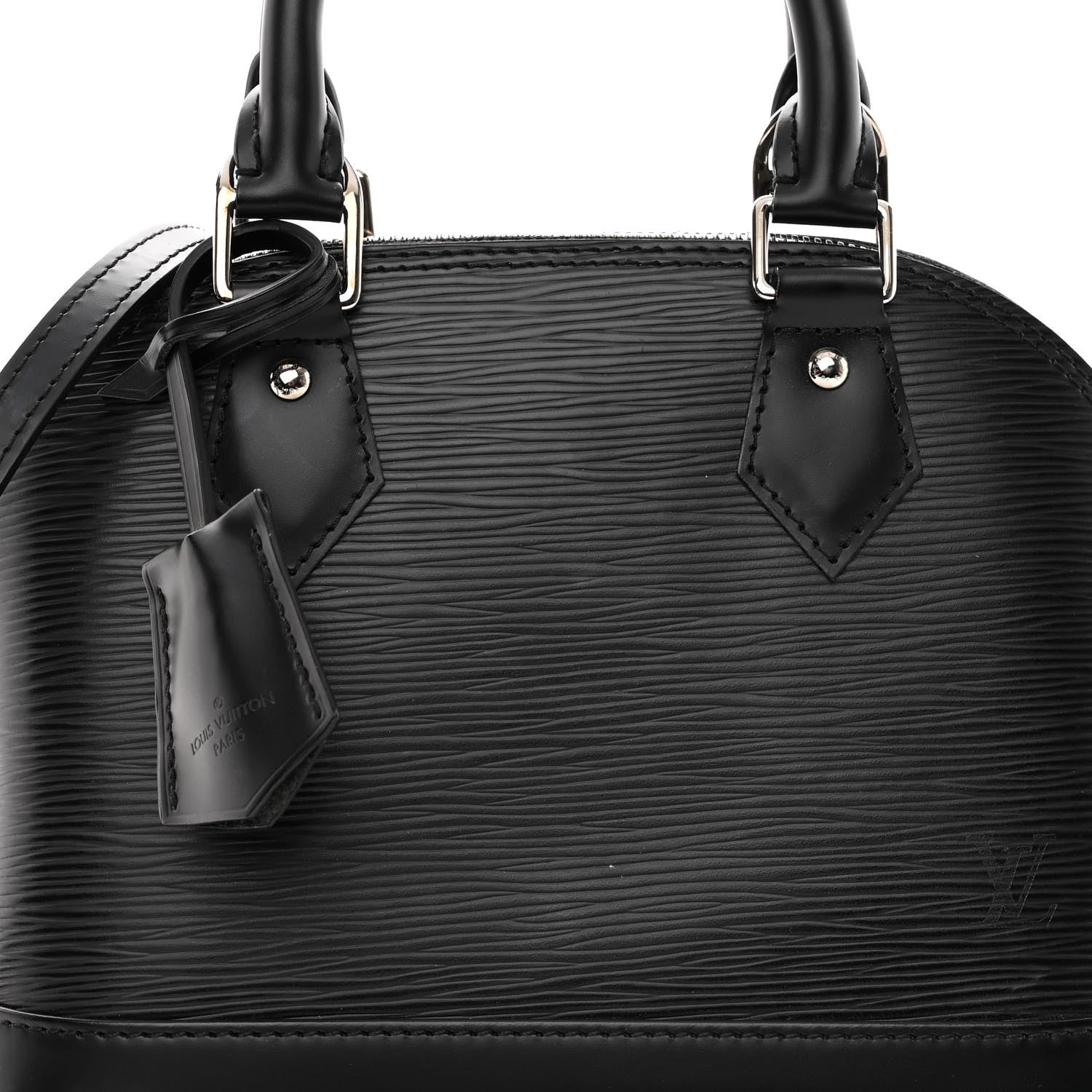 Louis Vuitton Epi Alma BB Black 7 of 9