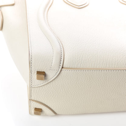 Celine Goatskin Micro Luggage White 19 of 22