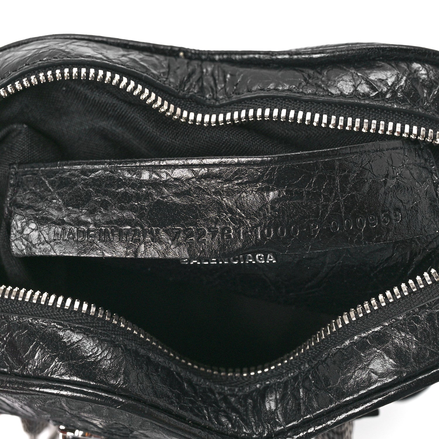 Balenciaga Agneau Arena Mini Le Cagole Heart Bag Black 7 of 11