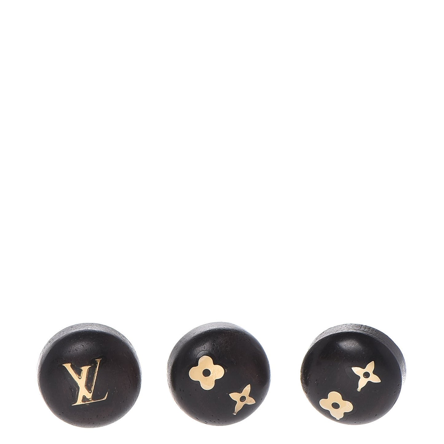 Tiger Wood Brass Silvania Stud Earrings