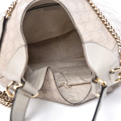 Gucci Guccissima Signature Medium Emily Hobo Mystic White 6 of 14