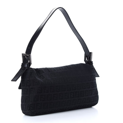 Fendi Zucchino Baguette Black 2 of 10