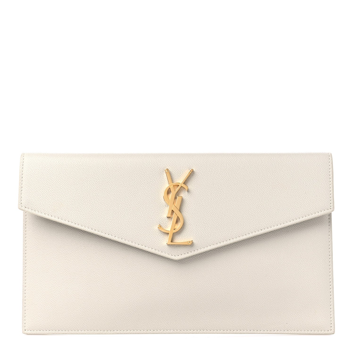Saint Laurent Grain De Poudre Uptown Pouch Crema Soft 1 of 9
