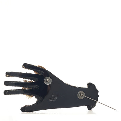 Gucci Crystal Hand Brooch Multicolor 3 of 4