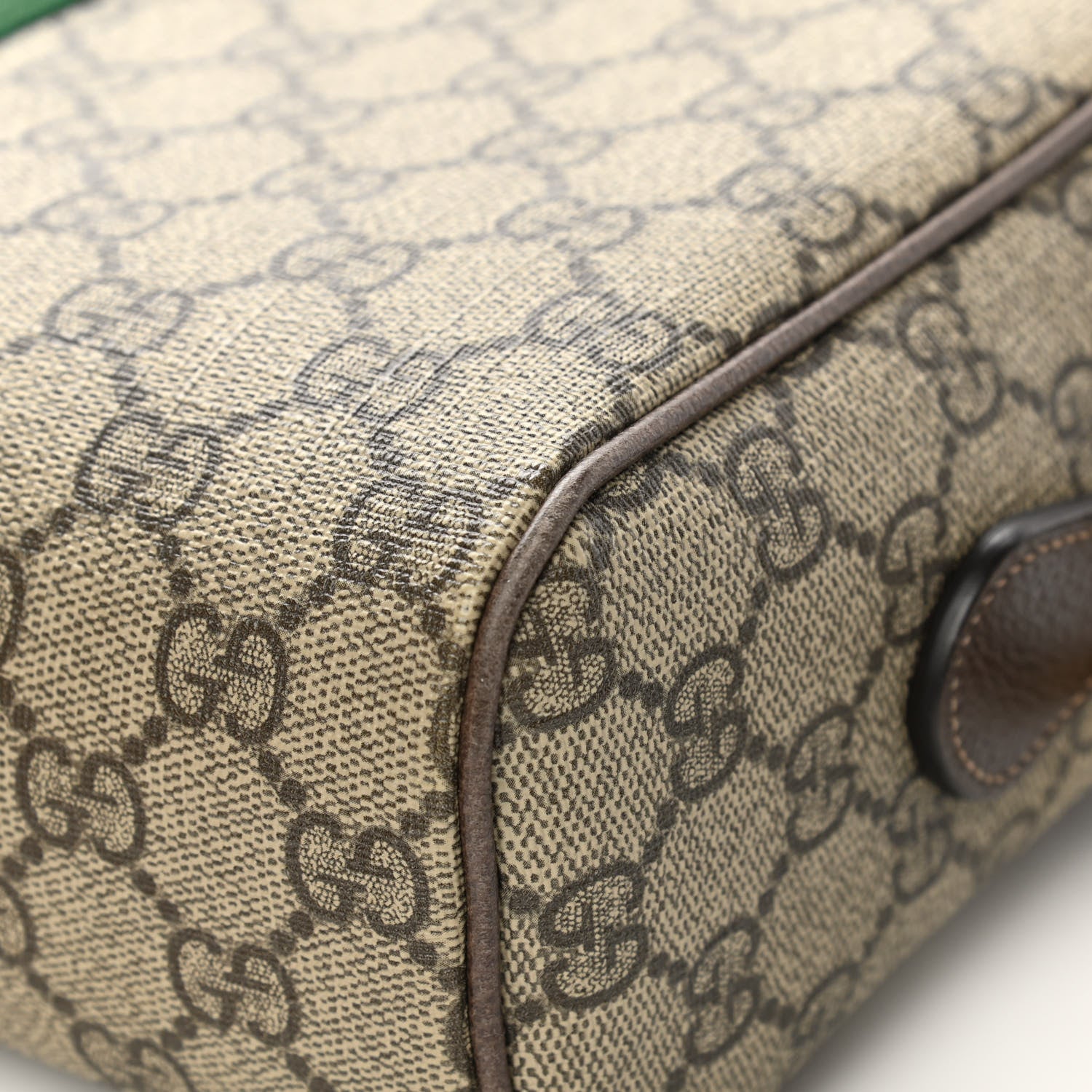 Gucci GG Supreme Monogram Web Small Ophidia Shoulder Bag Brown 11 of 18