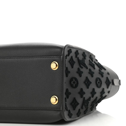 Louis Vuitton Calfskin Monogram Tufting On My Side Black 9 of 9