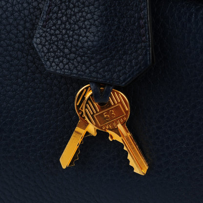 Hermes Taurillon Clemence Shoulder Kelly 40 Bleu De Malte 13 of 21
