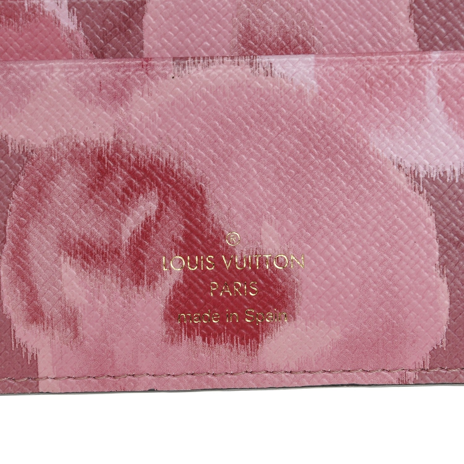 Louis Vuitton Monogram Articles de Voyage Ikat Insolite Wallet Rose Velours 6 of 6