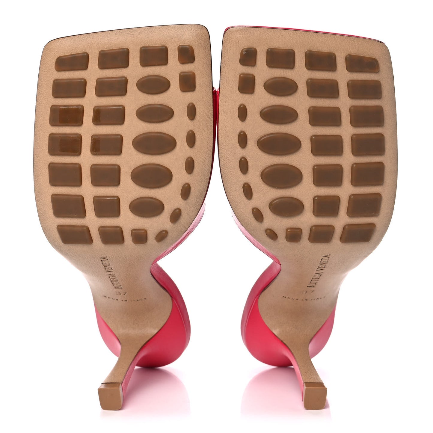 Lambskin Stretch Mule Sandals 37 Lollipop