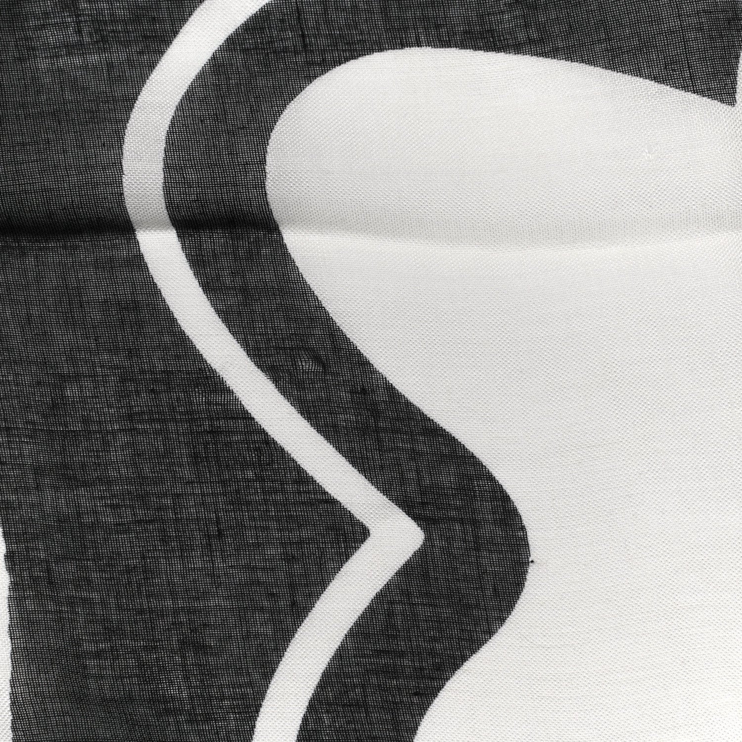 Alexander McQueen Silk Skull Scarf Black White 4 of 6