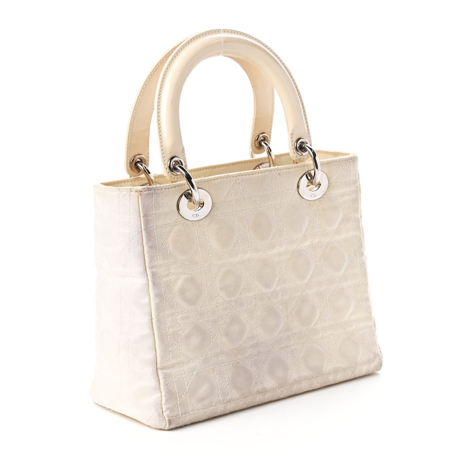 Christian Dior Nylon Cannage Medium Lady Dior White 3 of 10