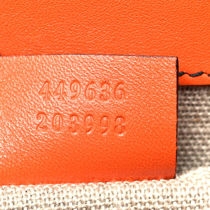 Gucci Soft Microguccissima Mini Emily Chain Shoulder Bag Sun Orange 7 of 10
