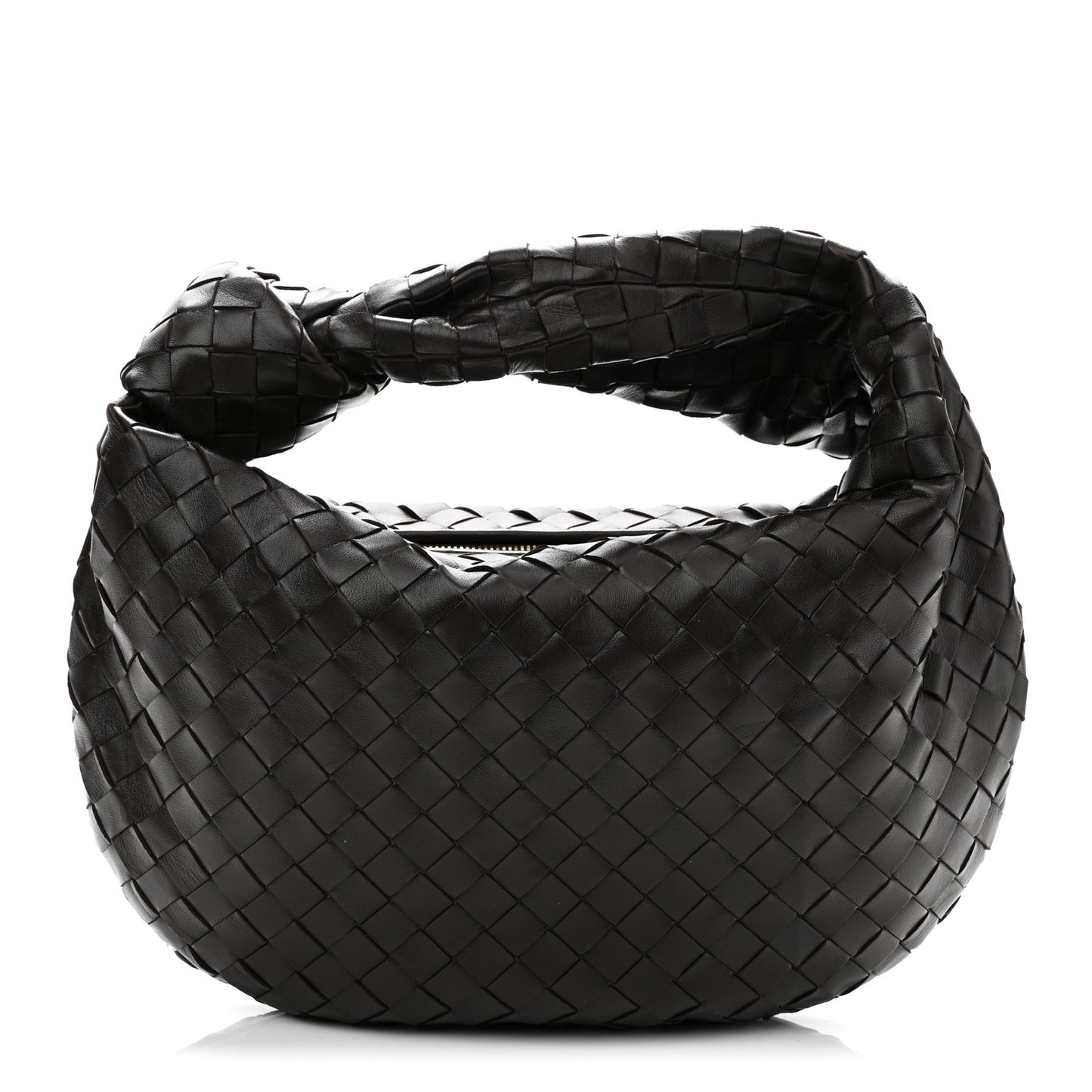 Nappa Intrecciato Teen Jodie Hobo Fondant