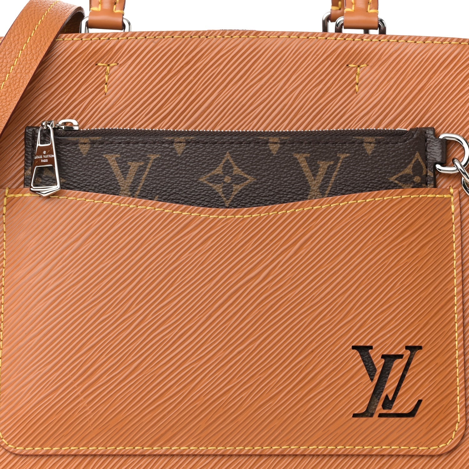 Louis Vuitton Epi Marelle Tote MM Gold Honey 7 of 10