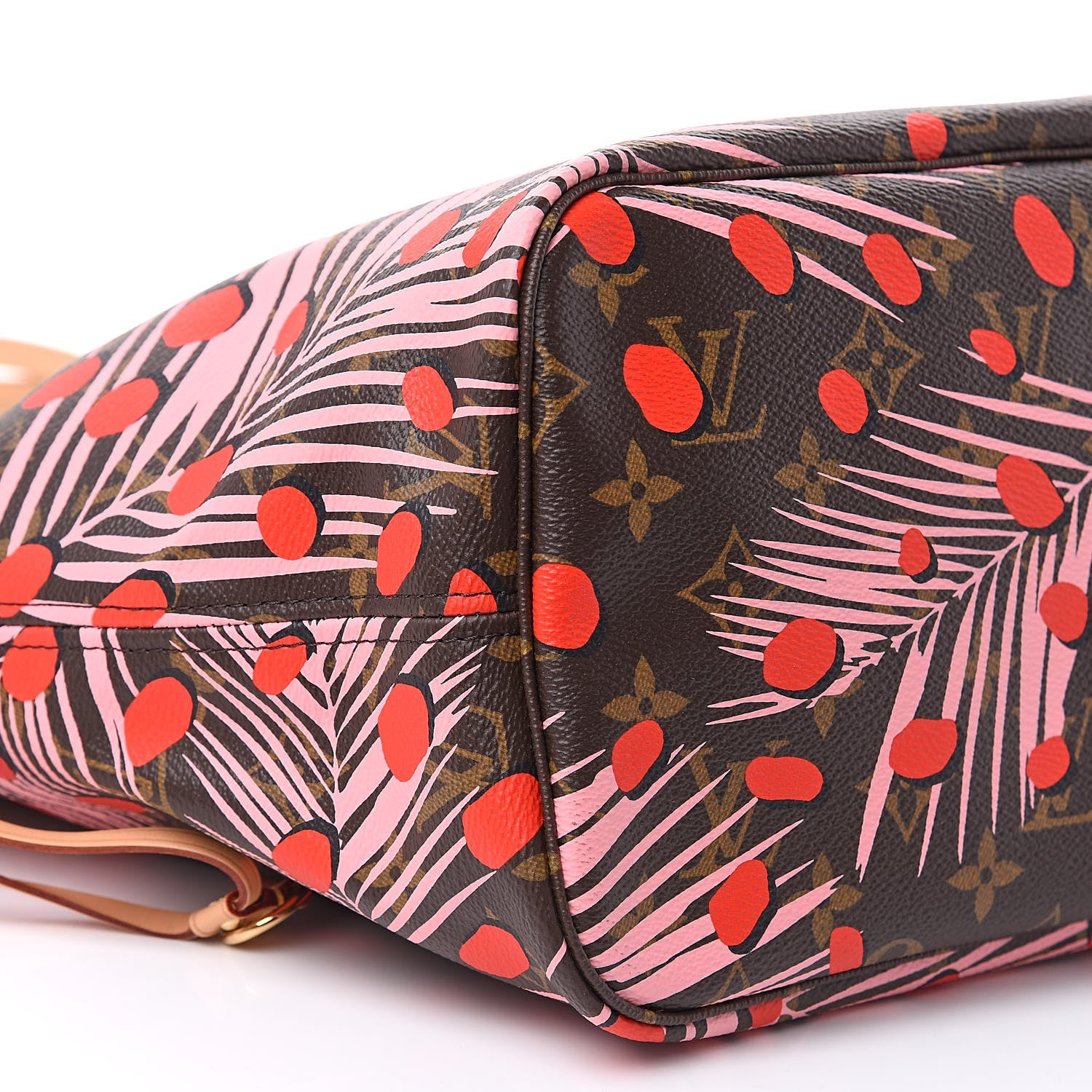 Louis Vuitton Monogram Jungle Dots Neo Neverfull MM Sugar Pink Poppy 8 of 11