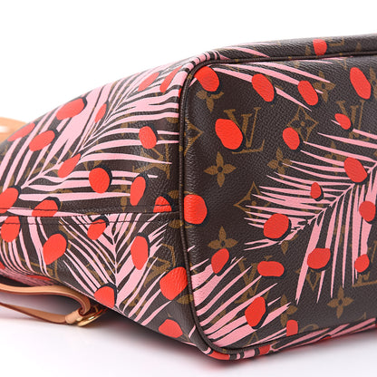 Louis Vuitton Monogram Jungle Dots Neo Neverfull MM Sugar Pink Poppy 8 of 11