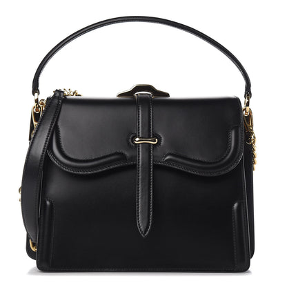 Prada City Calfskin Belle Top Handle Bag Black 1 of 11