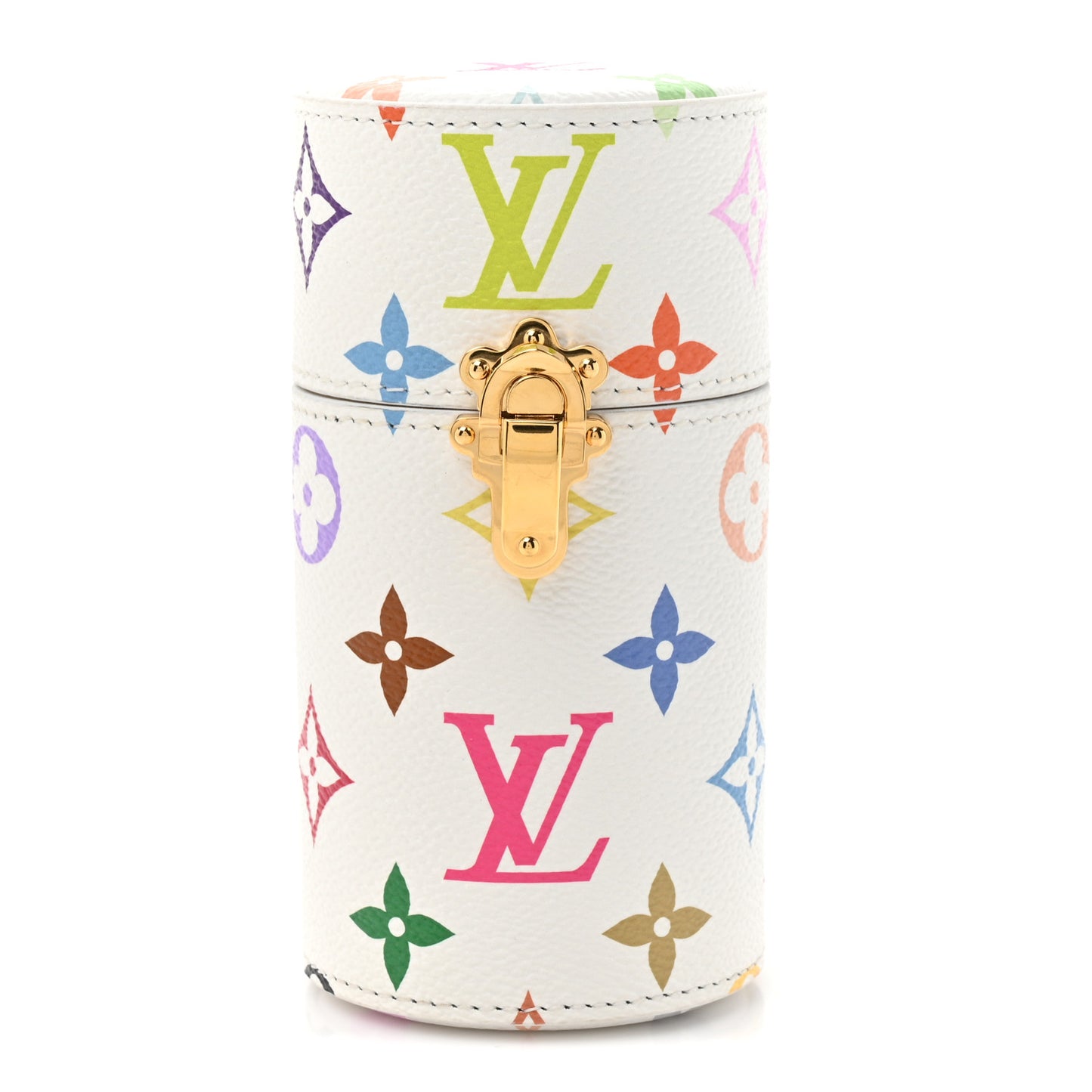 LV X TM Monogram Multicolor Fragrance Travel Case White