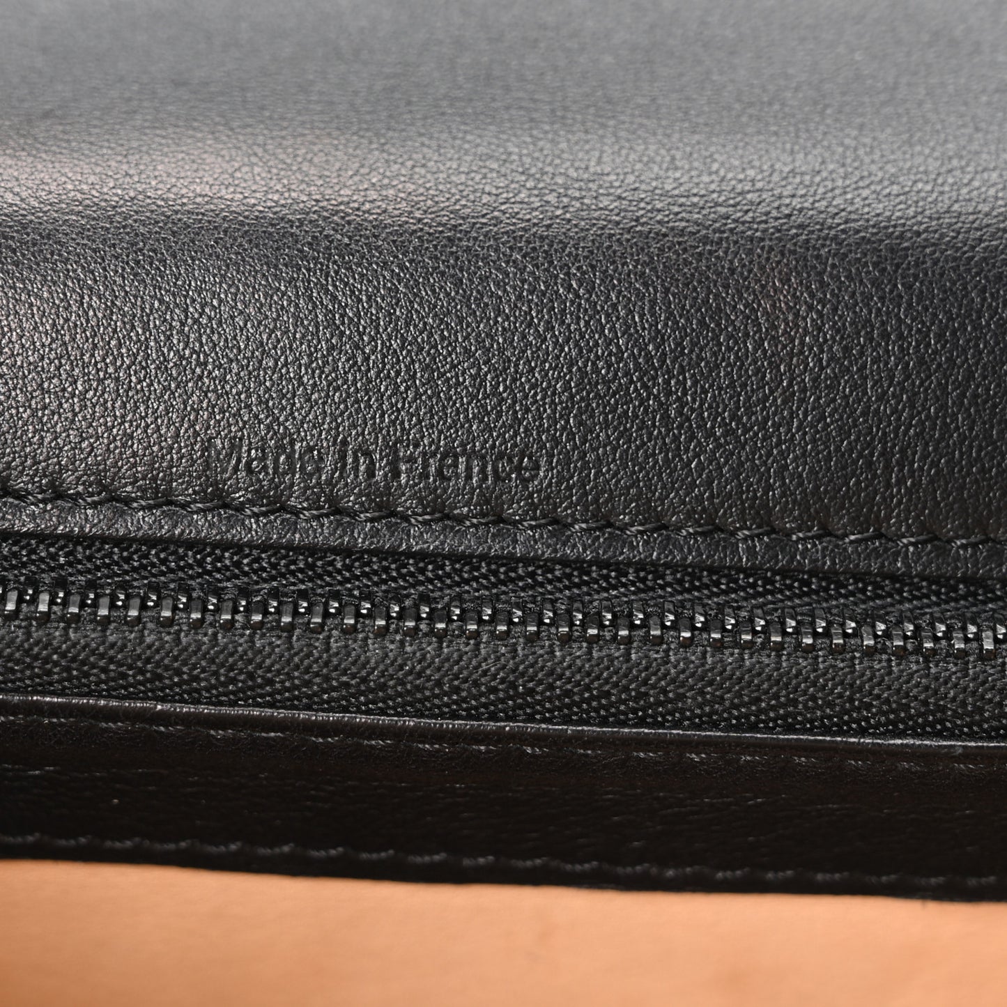 Calfskin MM Tempete Satchel Black