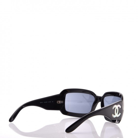 Chanel Mother of Pearl CC Sunglasses 5076-H Black 4 of 8