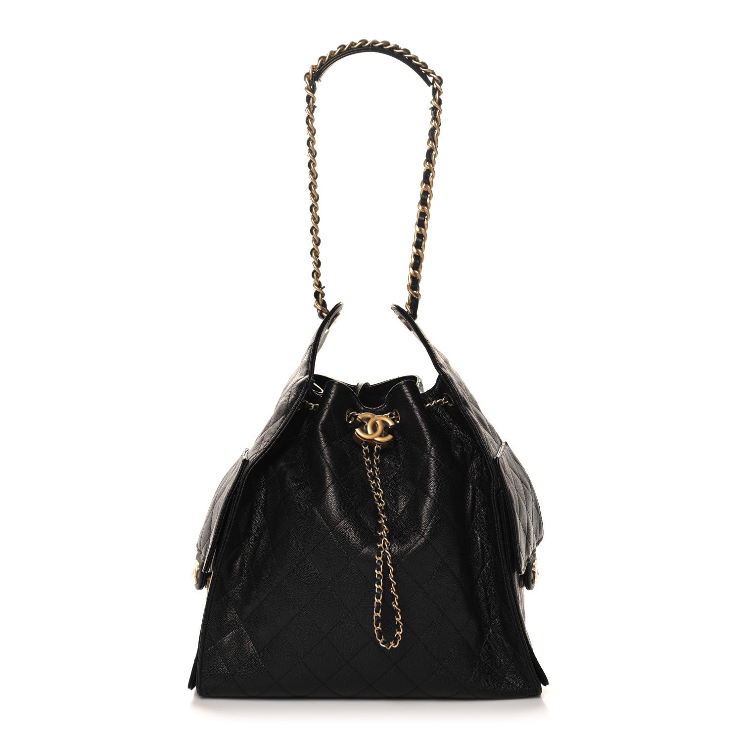 Chanel Caviar Quilted Medium Chanel 25 Handbag Black 1 of 11