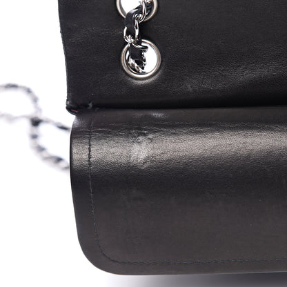 Chanel Lambskin Quilted Medium Double Flap Black 13 of 22