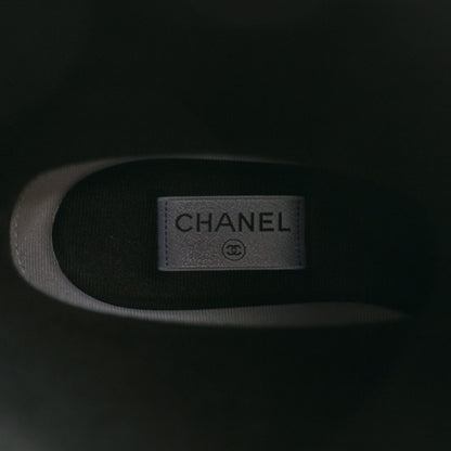 Chanel Caoutchouk CC High Boots 41 Khaki Black 8 of 10