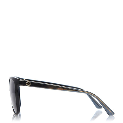 Gucci Acetate Square Frame Oversized Sunglasses GG3696/S Black Crystal 3 of 8