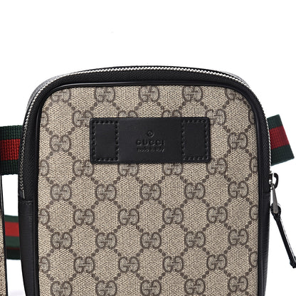 Gucci GG Supreme Monogram Web Belt Bag Black 13 of 13