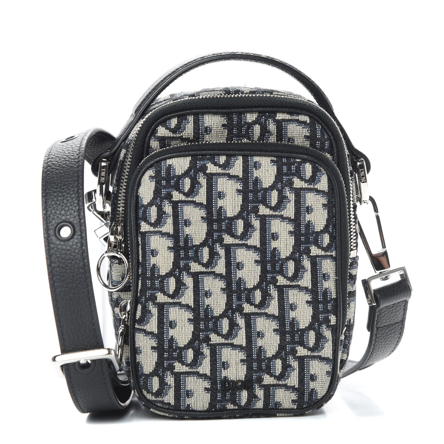 Christian Dior Oblique Crossbody Bag Blue 1 of 11