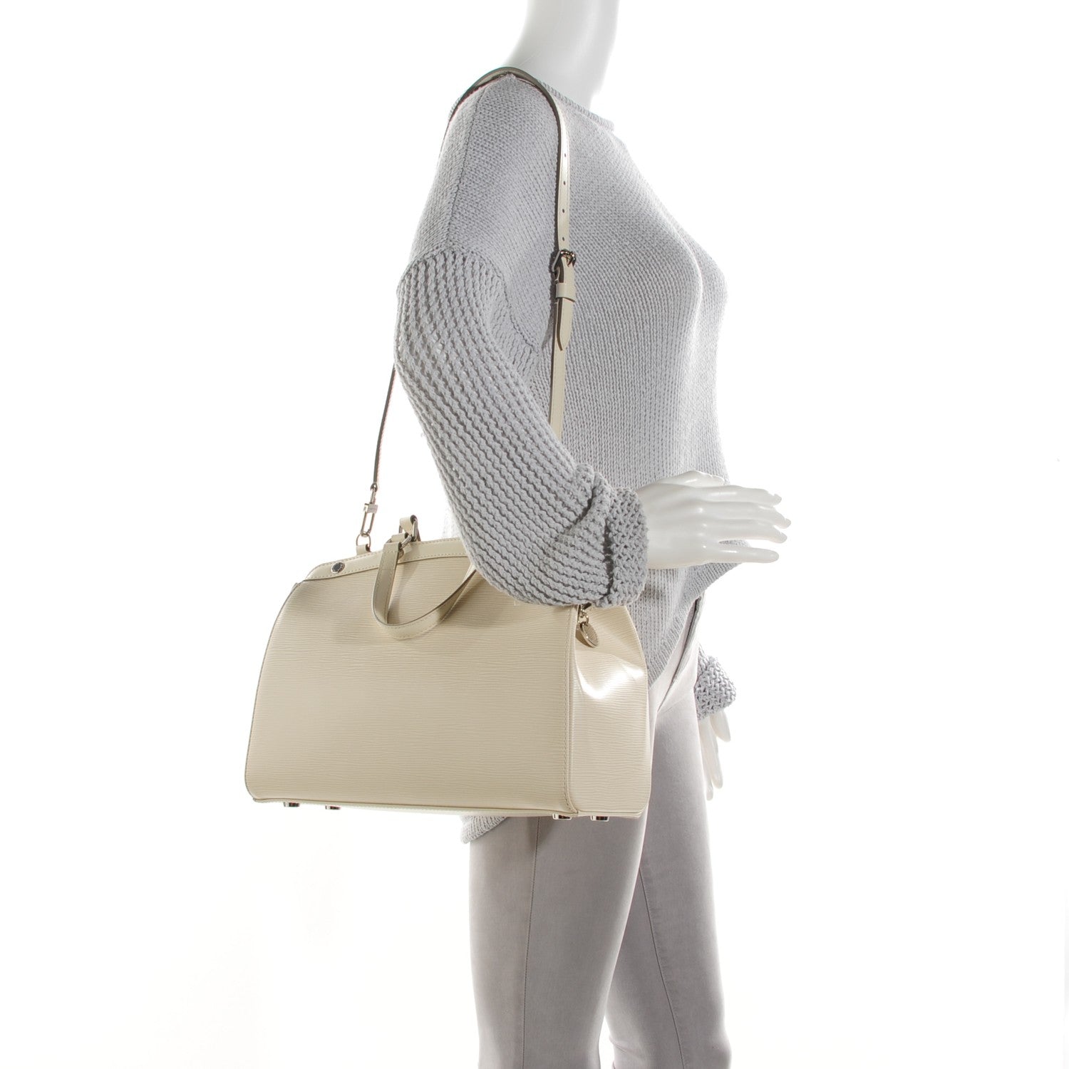 Louis Vuitton Epi Brea MM Ivory 2 of 7