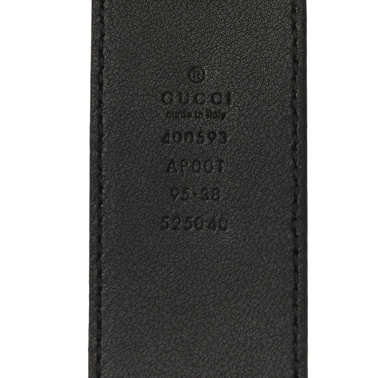 Calfskin Double G 40mm Belt 95 38 Black