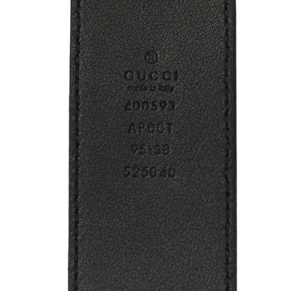 Gucci Calfskin Double G 40mm Belt 95 38 Black 3 of 7