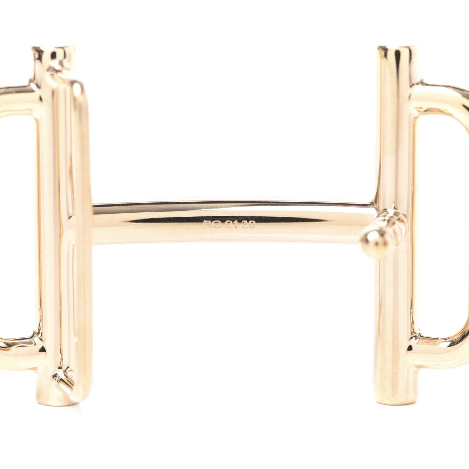 Hermes Permabrass 32mm Gamma Belt Buckle 6 of 6
