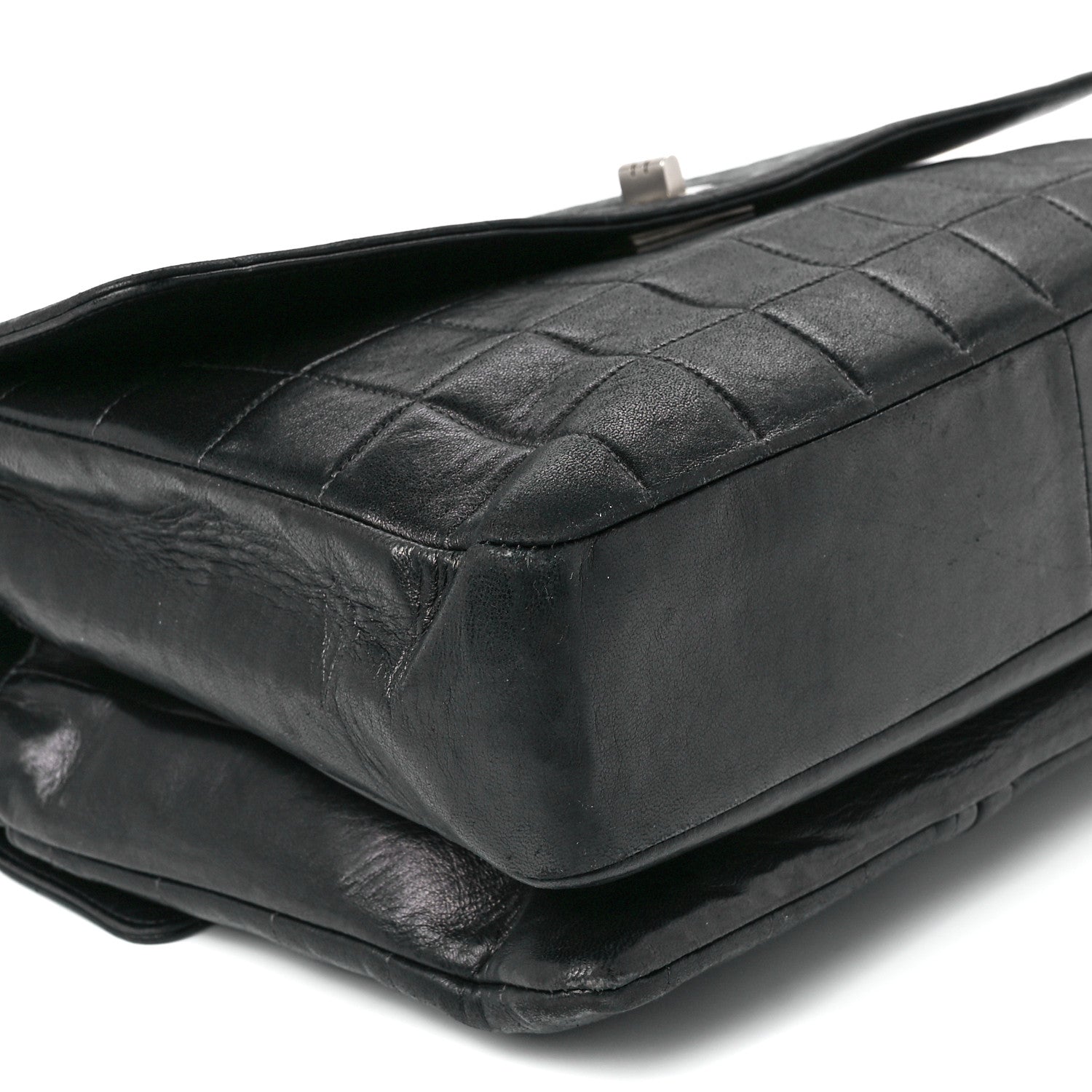 Chanel Lambskin Square Stitched Reissue Multi Pocket Flap Black 11 of 13