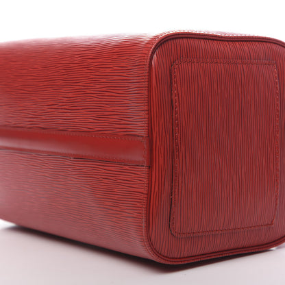 Louis Vuitton Epi Speedy 30 Castillan Red 10 of 11