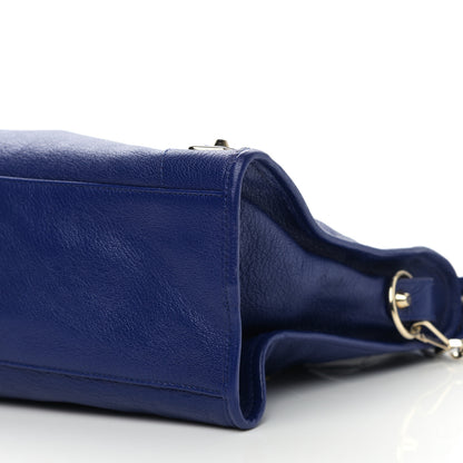 Balenciaga Agneau Gold Hardware Metallic Edge City Bleu Roi 10 of 16