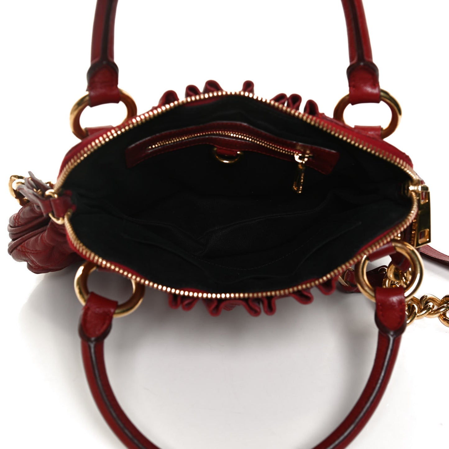 Lambskin Quilted Small Cecilia Red